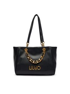 Liu Jo Torebka AA6117 E0958 Czarny. Czarne torebki klasyczne Liu Jo, bez wzorów, ze skóry, bez dodatków. Za 639,99 zł.