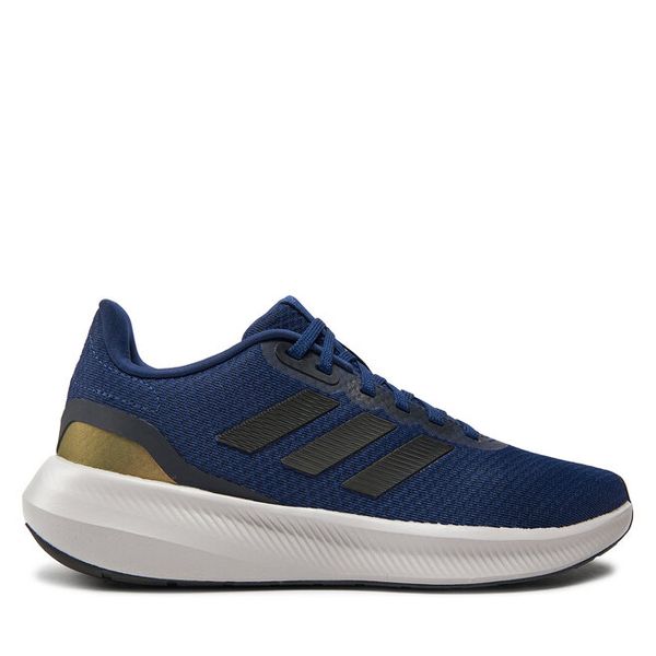 Buty do biegania adidas. Niebieskie buty sportowe ADIDAS, bez wzorów, bez zapięcia, do biegania. Za 179,99 zł.