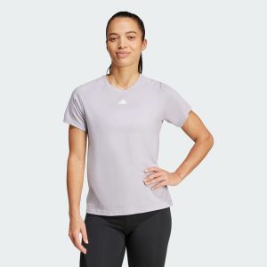 Koszulka treningowa damska adidas AEROREADY Essentials. Czarne bluzki ADIDAS, xs, bez wzorów, z materiału, sportowe, bez kołnierzyka, bez ramiączek. Za 139,00 zł.