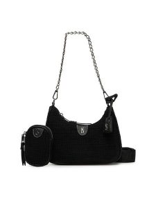 Steve Madden Torebka Bvital-W SM13000840 Czarny. Czarne torebki klasyczne Steve Madden, bez wzorów, z materiału, bez dodatków. Za 259,99 zł.