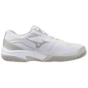 Buty Break Shot 5 Cc Rozmiar 40.5 - 61GC2526-03 Biały. Białe buty sportowe Mizuno, bez wzorów, bez zapięcia, tenisowe. Za 279,99 zł.