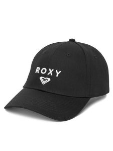 Roxy Czapka z daszkiem RX-W3-002-SS25 Czarny. Czarne czapki Roxy, bez wzorów, z bawełny. Za 79,99 zł.