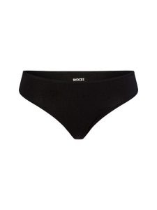 Snocks Stringi w 2-paku Kobiety Bawełna czarny, S. Czarne stringi Snocks, bez wzorów, z bawełny. Za 89,95 zł.