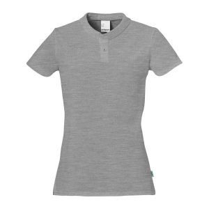 Damska koszulka polo Uhlsport Essential. Szare bluzki Uhlsport, bez wzorów, z materiału, eleganckie, bez kołnierzyka, bez ramiączek. Za 163,50 zł.