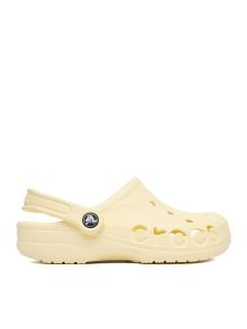 Crocs Klapki C-BAYA CLOG 10126-76O Żółty jasny. Żółte klapki Crocs, bez wzorów, z tworzywa sztucznego, bez obcasa. Za 199,99 zł.