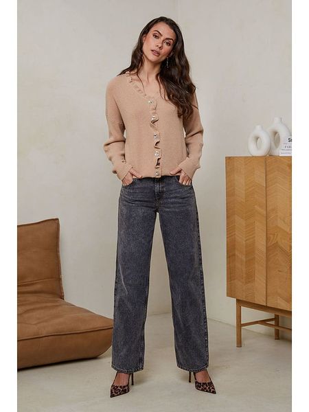 Soft Cashmere Kardigan w kolorze jasnobrązowym rozmiar: 38/40. Brązowe kardigany Soft Cashmere, z kaszmiru. Za 139,54 zł.