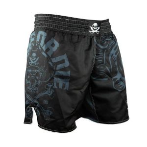 Krótka MMA Pride or Die Pirate V2. Czarne szorty PRIDE OR DIE, bez wzorów, sportowe. Za 213,50 zł.