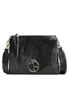 Nobo Torebka BAGT934 Czarny. Czarne listonoszki NOBO, bez wzorów, ze skóry, bez dodatków. Za 149,99 zł.