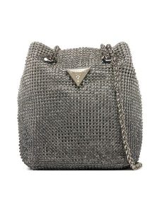 Guess Torebka HWOY93 50750 Srebrny. Szare torebki klasyczne Guess, z aplikacjami, ze skóry, bez dodatków. Za 479,99 zł.