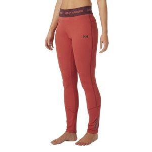 Legginsy termoaktywne damskie Helly Hansen Lifa Active Pants. Czerwone legginsy Helly Hansen, bez wzorów. Za 141,99 zł.