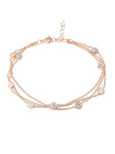 Lodie Silver Srebrna bransoletka z cyrkoniami rozmiar: onesize. Szare bransoletki Lodie Silver, z cyrkonią, srebrne. Za 81,45 zł.