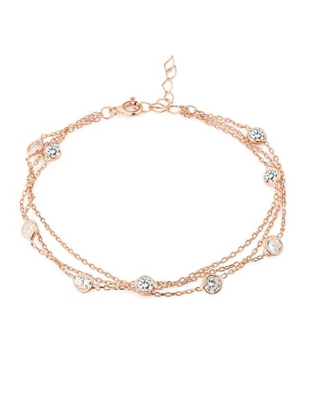 Lodie Silver Srebrna bransoletka z cyrkoniami rozmiar: onesize. Szare bransoletki Lodie Silver, z cyrkonią, srebrne. Za 74,63 zł.