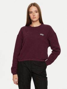 American Vintage Bluza Izubird IZU03AH24 Bordowy Regular Fit. Czerwone bluzy American Vintage, l, bez wzorów, z bawełny, bez kaptura. Za 329,99 zł.