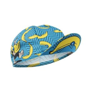 Czapka rowerowa z motywem banana Gist. Niebieskie czapki GIST, bez wzorów, eleganckie. Za 147,50 zł.