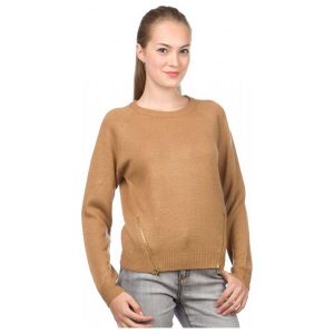 Brave Soul Sweter Damski Allenb Xs Brązowy. Brązowe swetry klasyczne marki Brave Soul. W wyprzedaży za 39,00 zł.