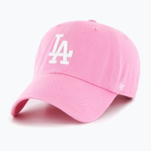 Czapka z daszkiem 47 Brand MLB Los Angeles Dodgers CLEAN UP. Czerwone czapki 47 Brand, bez wzorów. Za 93,99 zł.