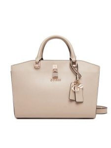 Guess Torebka HWVG96 55060 Beżowy. Brązowe torebki klasyczne Guess, z aplikacjami, ze skóry, bez dodatków. Za 399,99 zł.