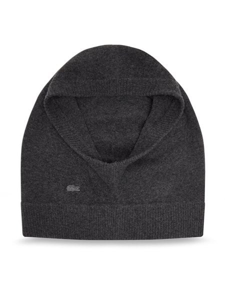 Lacoste Kominiarka RE4169 Szary. Szare rękawiczki Lacoste, bez wzorów, z wełny. Za 509,99 zł.