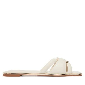 Klapki Aldo. Białe klapki ALDO, bez wzorów, bez obcasa. Za 289,99 zł.