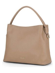 Puccini Torebka w kolorze beżowym - 40 x 25 x 13 cm rozmiar: onesize. Brązowe torebki klasyczne Puccini, bez wzorów, z materiału, bez dodatków. Za 144,92 zł.