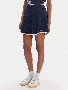 Guess Spódnica mini V6RD07 Z4652 Granatowy Regular Fit. Niebieskie spódnice Guess, xs, z aplikacjami, z syntetyku, mini. Za 299,99 zł.