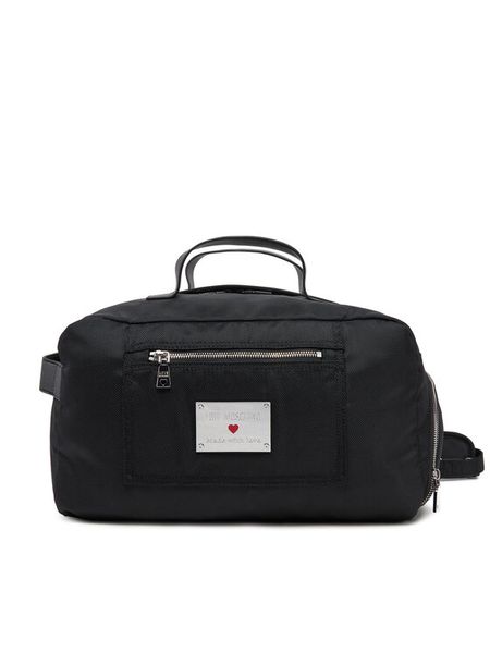 LOVE MOSCHINO Torba weekendowa JC4202PP1MLN100A Czarny. Czarne torebki klasyczne LOVE MOSCHINO, bez wzorów, z materiału, bez dodatków. Za 559,99 zł.