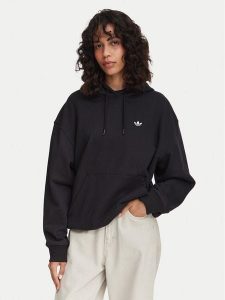 Adidas Bluza Essentials KR3605 Czarny Oversize. Czarne bluzy ADIDAS, xs, bez wzorów, z bawełny, bez kaptura. Za 259,99 zł.
