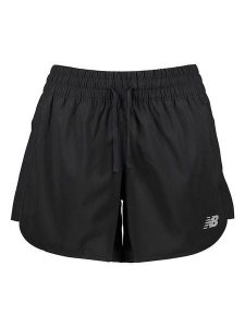 New Balance Szorty sportowe "Core 5" w kolorze czarnym rozmiar: S. Czarne spodenki sportowe New Balance, s, bez wzorów, z materiału, outdoorowe. Za 92,21 zł.
