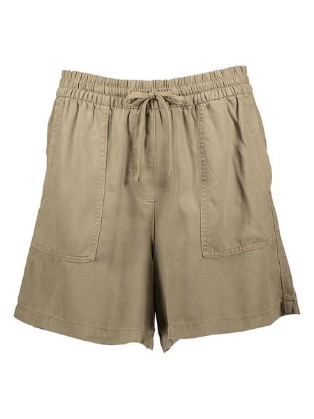 ONLY Szorty w kolorze khaki rozmiar: XL. Brązowe szorty ONLY, bez wzorów, z lyocellu. Za 78,66 zł.