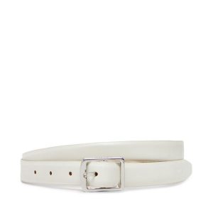 Pasek Damski Calvin Klein. Białe paski Calvin Klein, bez wzorów. Za 149,99 zł.