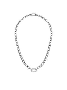 Daniel Wellington Naszyjnik Crystal Link DW00400607 Srebrny. Szare naszyjniki Daniel Wellington, metalowe. Za 449,99 zł.