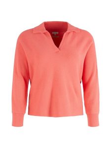 Tom Tailor Sweter w kolorze koralowym rozmiar: 52. Czerwone swetry oversize Tom Tailor, bez wzorów, bez ramiączek. Za 79,59 zł.
