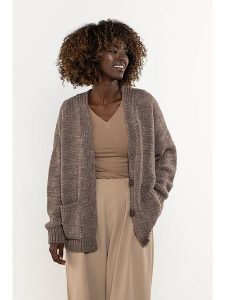 Awama Kardigan w kolorze beżowym rozmiar: S/M. Brązowe kardigany Awama. Za 269,99 zł.