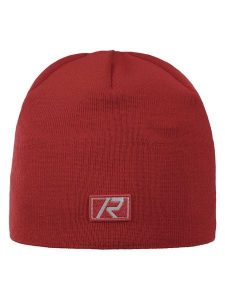 Rukka Czapka w kolorze czerwonym rozmiar: M. Czerwone czapki Rukka, bez wzorów, z wełny. Za 126,15 zł.