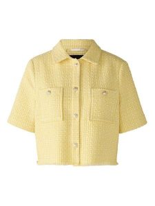 Oui Kurtka koszulowa w kolorze żółtym rozmiar: 42. Żółte kurtki Oui, bez wzorów, bez kaptura. Za 173,99 zł.