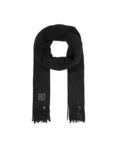 Calvin Klein Szalik Emblem LV04D8060G Czarny. Czarne rękawiczki Calvin Klein, bez wzorów, z wełny. Za 349,99 zł.