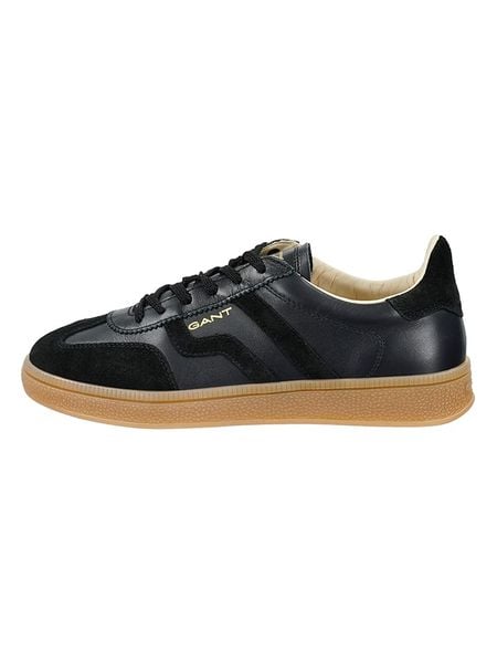 GANT Footwear Skórzane sneakersy "Cuzima" w kolorze czarnym rozmiar: 39. Czarne trampki GANT Footwear, bez wzorów, bez zapięcia. Za 383,80 zł.