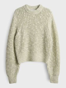 OPUS Sweter "Palizia" w kolorze zielonym rozmiar: 42. Zielone swetry oversize Opus, bez wzorów, ze splotem, bez ramiączek. Za 195,99 zł.