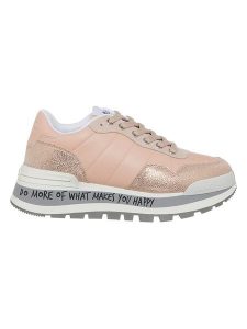 Liu Jo Skórzane sneakersy w kolorze jasnoróżowym rozmiar: 38. Różowe trampki Liu Jo, bez wzorów, bez zapięcia. Za 412,88 zł.