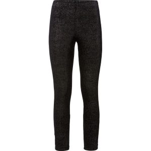 Legginsy z połyskiem z aksamitu. Czarne legginsy bonprix, bez wzorów. Za 69,99 zł.