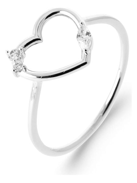 L'Atélier Précieux Srebrny pierścionek z cyrkoniami rozmiar: 56. Szare pierścionki l'Atelier precieux, z cyrkonią, srebrne. Za 122,09 zł.