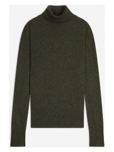 Perfect Cashmere Kaszmirowy golf "Tracy" w kolorze ciemnozielonym rozmiar: M. Zielone golfy Perfect Cashmere, bez wzorów, z kaszmiru. Za 476,45 zł.