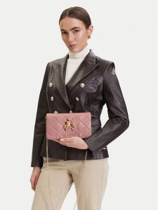 LOVE MOSCHINO Torebka JC4269PP0OKH1600 Różowy. Czerwone torebki wieczorowe LOVE MOSCHINO, bez wzorów, ze skóry, bez dodatków. Za 663,99 zł.