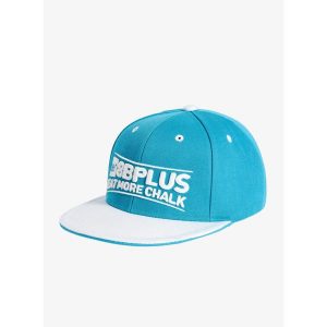 Czapka z daszkiem 8b+ Snapback Cap Eat More Chalk - blue/white. Niebieskie czapki 8BPLUS, bez wzorów, sportowe. Za 91,99 zł.