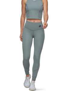 Mammut Legginsy sportowe "Massone" w kolorze zielonym rozmiar: L. Zielone legginsy Mammut, l, bez wzorów, z materiału, outdoorowe. Za 269,95 zł.