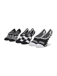 Vans Stopki Classic Check VN0A5L6T4481 Czarny. Czarne skarpetki Vans, bez wzorów, z materiału. Za 49,99 zł.