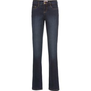 Dżinsy shape ze stretchem BOOTCUT, bestsellery. Niebieskie jeansy bonprix, bez wzorów, z jeansu. Za 119,99 zł.