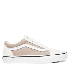 Tenisówki Vans. Brązowe trampki Vans, bez wzorów, bez zapięcia. Za 299,99 zł.
