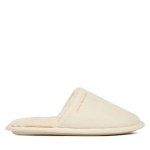 Kapcie Tommy Hilfiger. Białe kapcie TOMMY HILFIGER, bez wzorów. Za 169,99 zł.