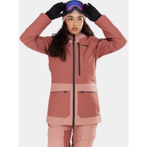 Kurtka Narciarska Damska Fundango Poplar ECO. Czerwone kurtki sportowe FUNDANGO, na zimę, bez wzorów, bez kaptura, narciarskie. W wyprzedaży za 499,00 zł.